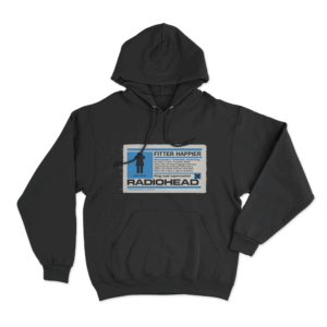 Fitter Happier Unisex Hoodie Black