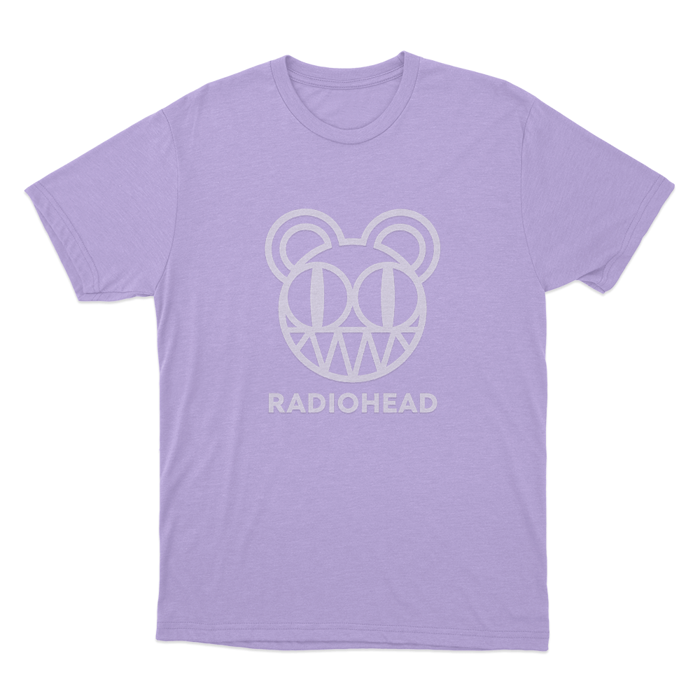 Radiohead Bear Head Logo Unisex T Shirt Purple Radiohead Bear Head Logo Unisex T Shirt Purple