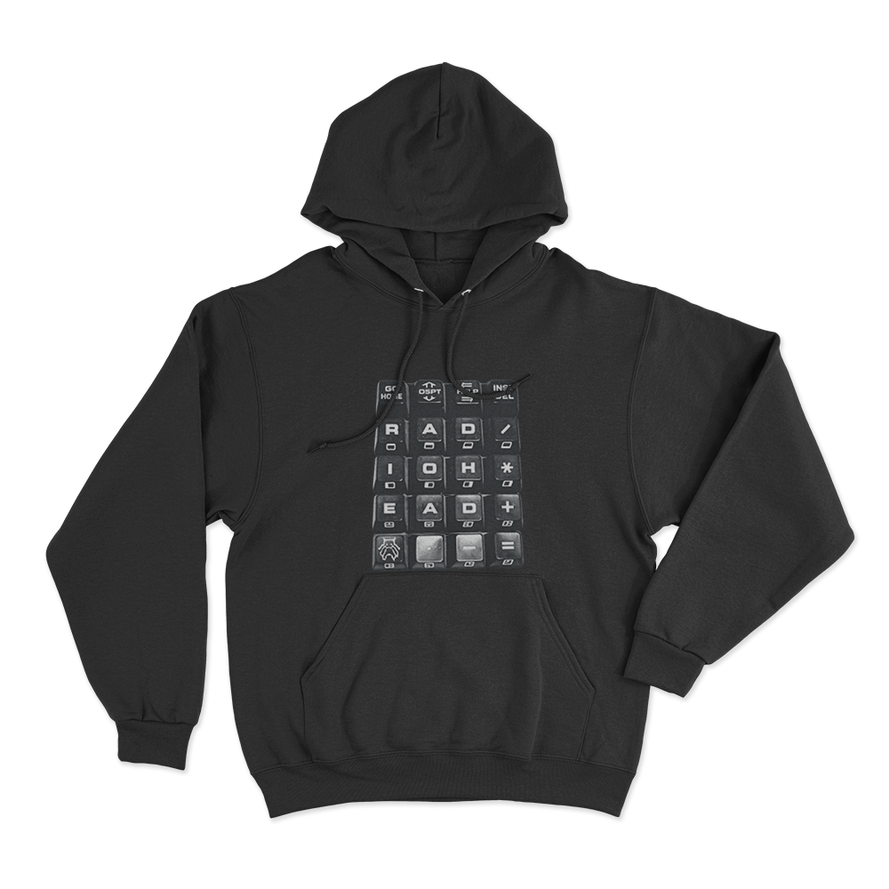 Radiohead Keycap Design Unisex Hoodie Black Radiohead Keycap Design Unisex Hoodie Black
