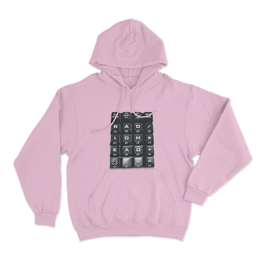 Radiohead Keycap Design Unisex Hoodie Pink Radiohead Keycap Design Unisex Hoodie Pink