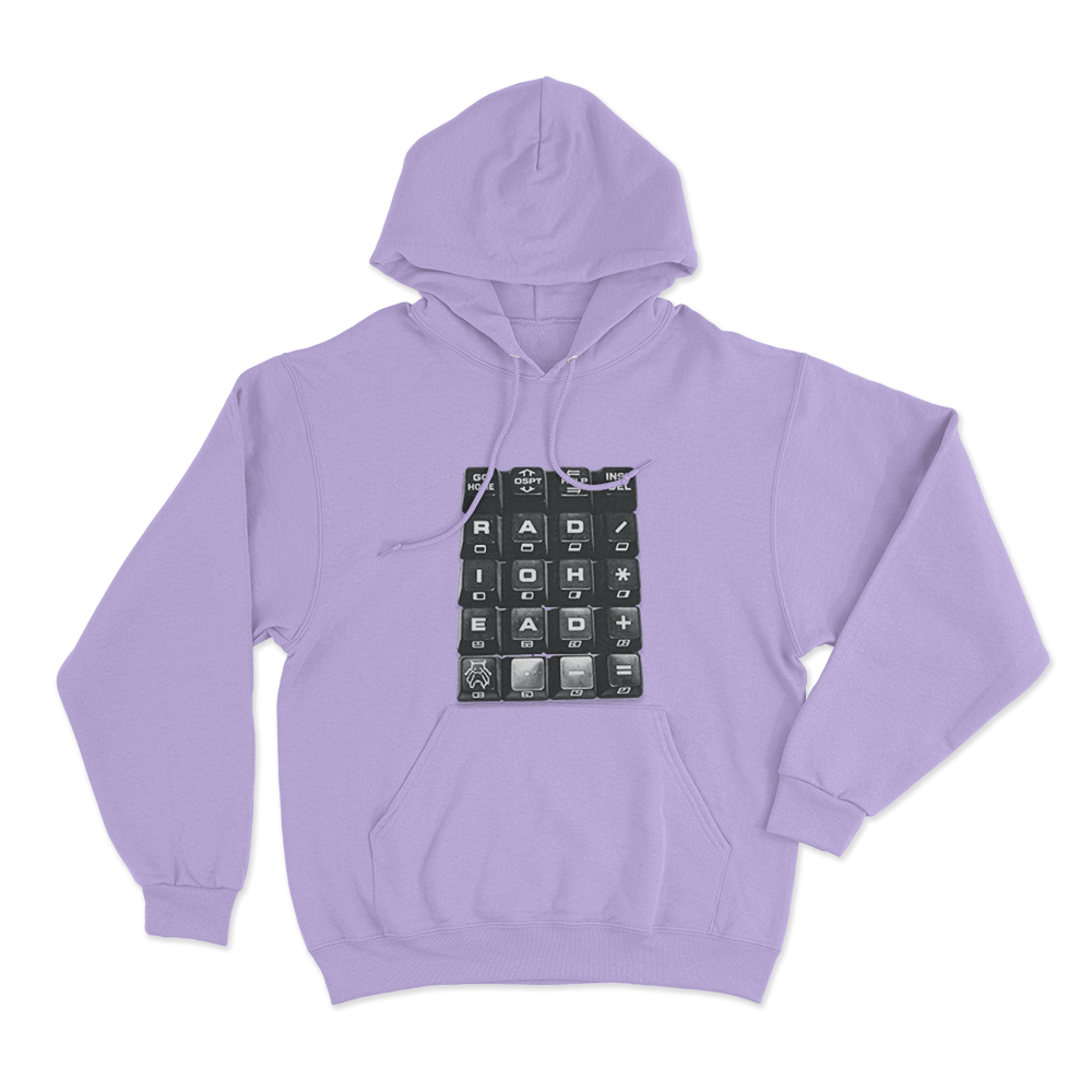 Radiohead Keycap Design Unisex Hoodie Purple Radiohead Keycap Design Unisex Hoodie Purple