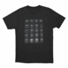 Radiohead Keycap Design Unisex T Shirt Black