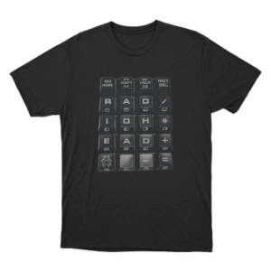 Radiohead Keycap Design Unisex T Shirt Black