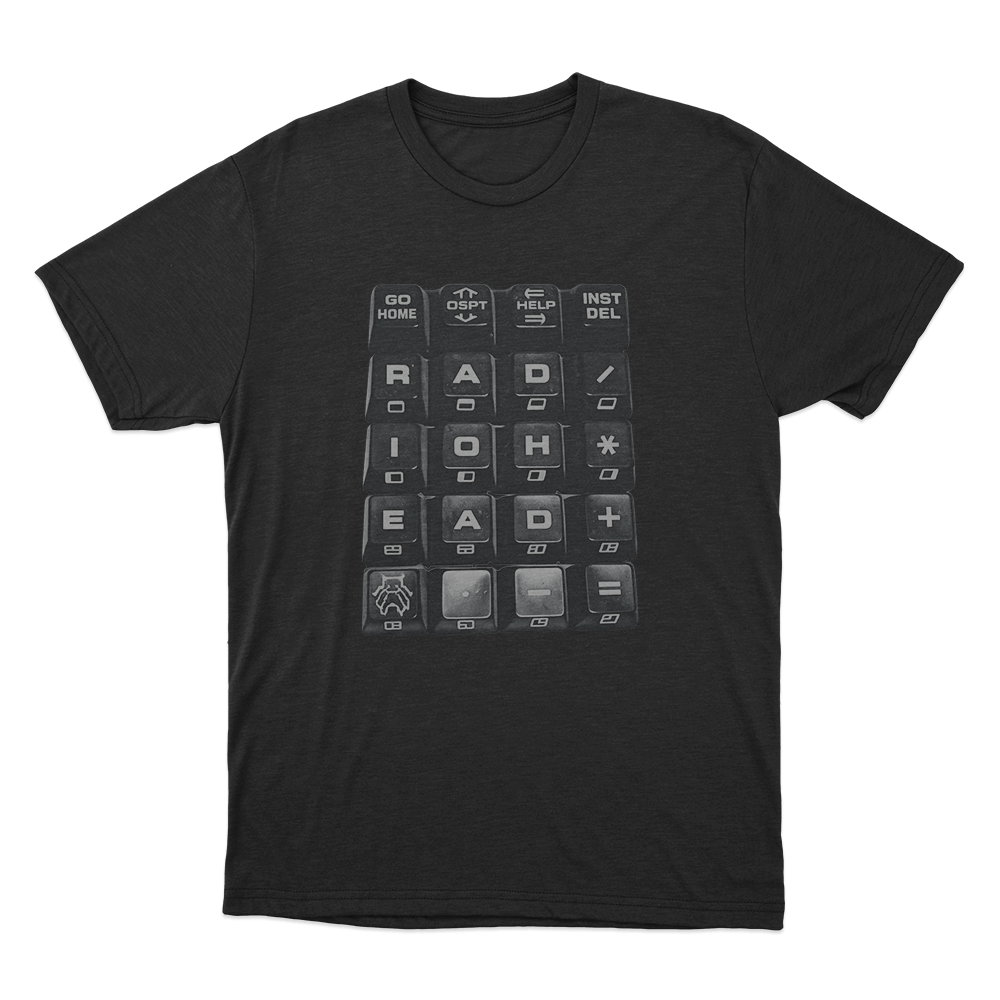Radiohead Keycap Design Unisex T Shirt Black Radiohead Keycap Design Unisex T Shirt Black