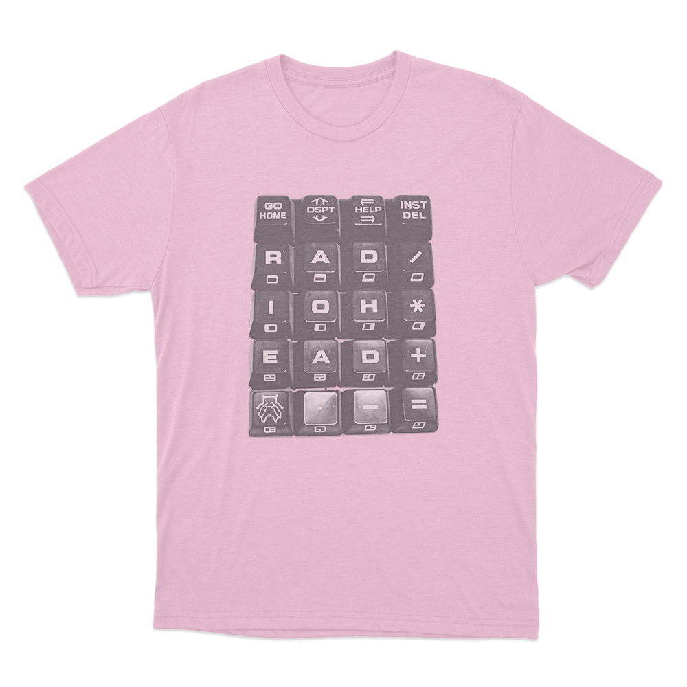 Radiohead Keycap Design Unisex T Shirt Pink Radiohead Keycap Design Unisex T Shirt Pink