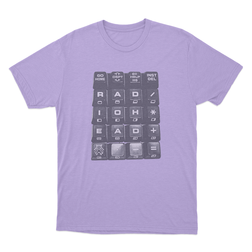 Radiohead Keycap Design Unisex T Shirt Purple Radiohead Keycap Design Unisex T Shirt Purple