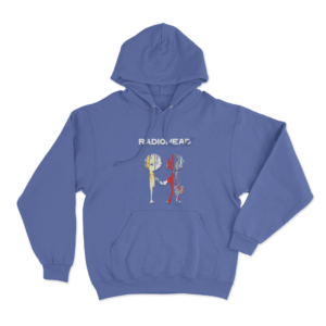 Radiohead abstract Figures Unisex Hoodie Blue
