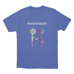 Radiohead abstract Figures Unisex T Shirt Blue
