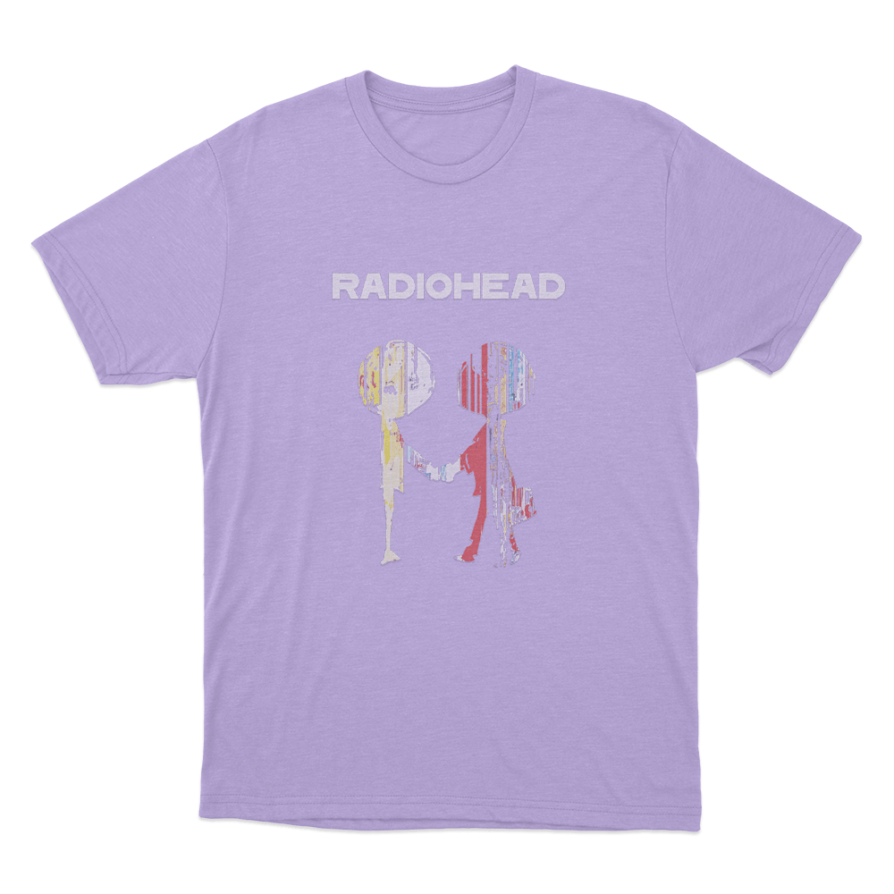 Radiohead abstract Figures Unisex T Shirt Purple Radiohead abstract Figures Unisex T Shirt Purple