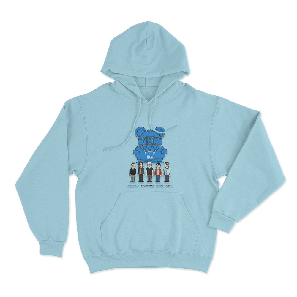 South Park Oxford Gig Art Unisex Hoodie Sky Blue South Park Oxford Gig Art Unisex Hoodie Sky Blue