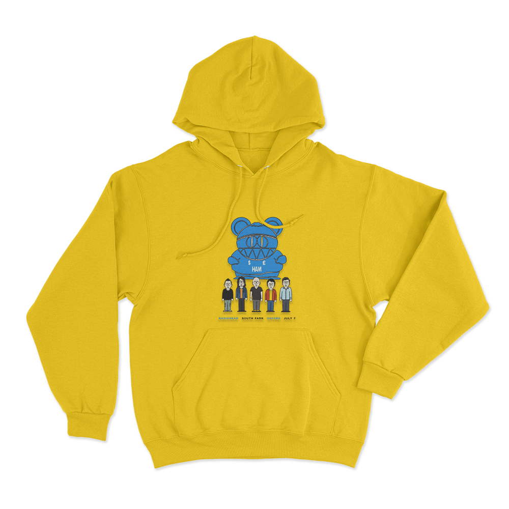 South Park Oxford Gig Art Unisex Hoodie Yellow South Park Oxford Gig Art Unisex Hoodie Yellow